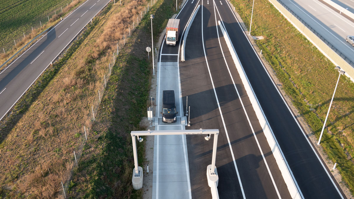 selbsttätige, elektromechanische Straßenfahrzeugwaage