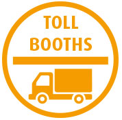 toll booths